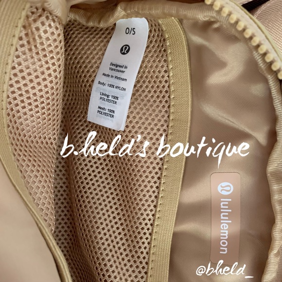 lululemon Everywhere Belt Bag *Extended Strap Golden Sand Yellow OS New NWT - Picture 7 of 14